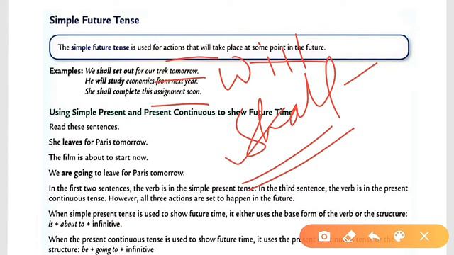The Future Tense | Ch-12 | Part-01 | Class-VIII | Collins English grammar and compositions book смотреть онлайн