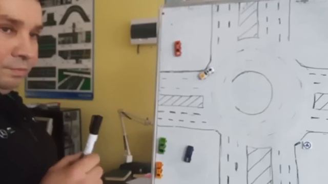 Проїзд перехресть з круговим рухом.(фрагмент лекції) смотреть онлайн