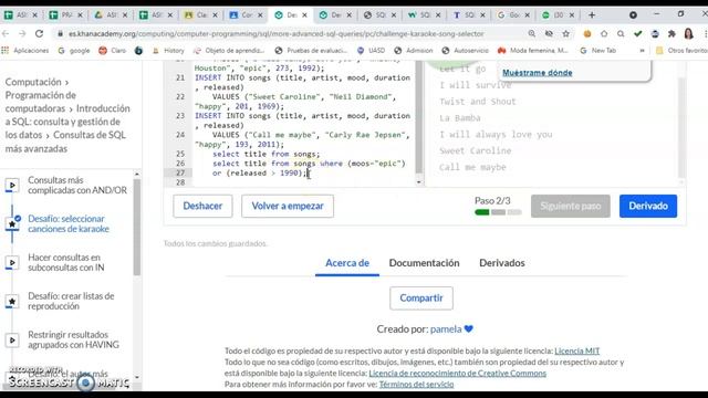 Consultas con AND/OR смотреть онлайн