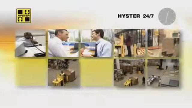Складская техника Hyster работает по 24 часа 7 дней в неделю! смотреть онлайн