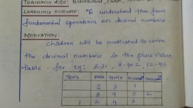 STD 7 MATHS LESSON PLAN - OPERATION ON DECIMALS - TERM 3 смотреть онлайн