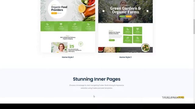 Fudee - Organic Food WordPress Theme fruits and vegetables food shop Minami смотреть онлайн