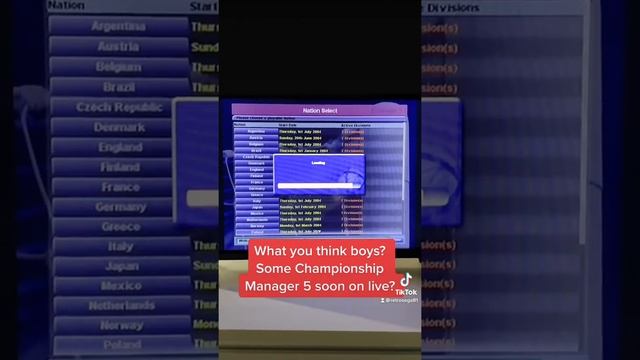 Championship Manager 5 on PlayStation 2 #retrogaming #championshipmanager #ps2 смотреть онлайн