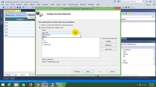 (Part-24){Sql Data Source with gridview binding in asp.net смотреть онлайн