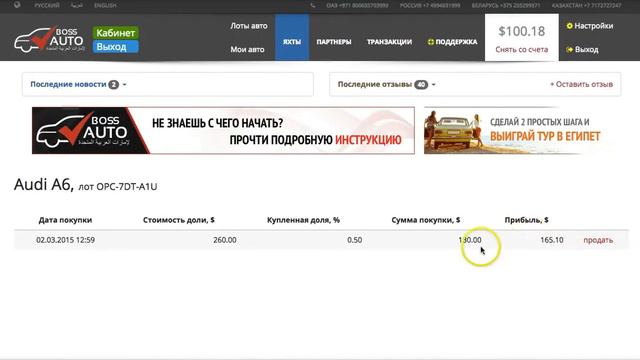 Boss Auto отчет за 4 месяца (неожиданные результаты) смотреть онлайн