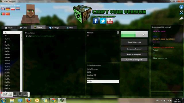 Minecraft mods installeren met cedric!! смотреть онлайн