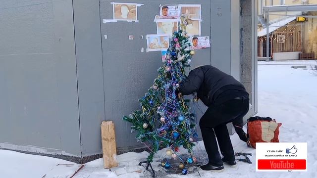Сквер памяти Юрия Шатунова сегодня в Новом году на цветном бульваре в Москве смотреть онлайн