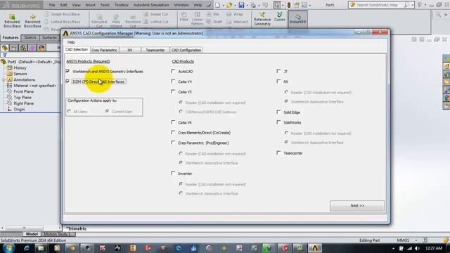 Using Cad Configuration Manager in Ansys смотреть онлайн