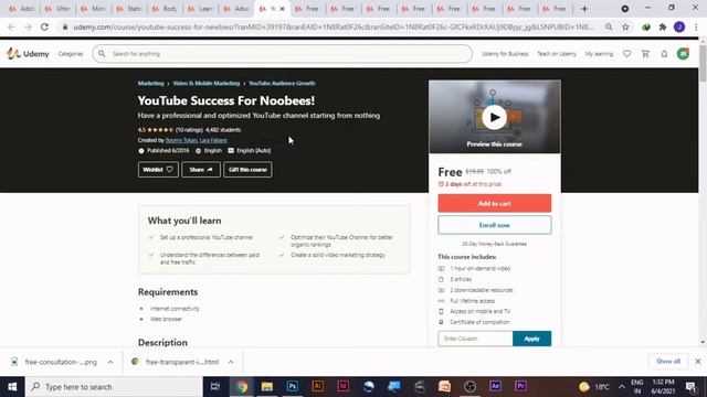Udemy Free Courses | Adobe Photoshop CC | Neural Networks | Python | Microsoft Excel | Web Design смотреть онлайн