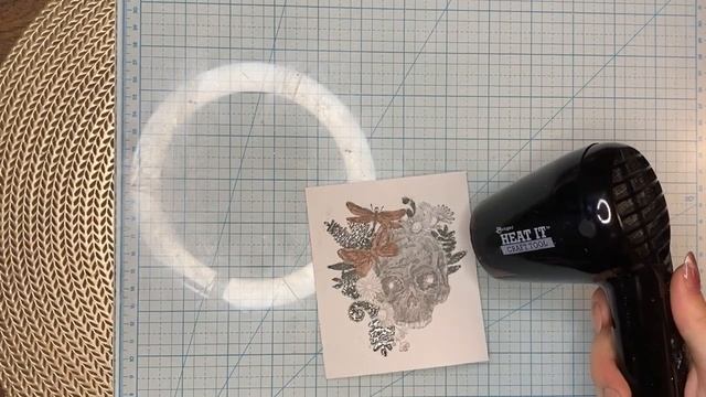 YIXUAN SCRAPBOOKING--beautiful vintage skull card making смотреть онлайн