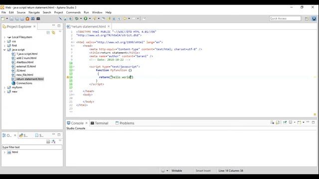 19. Java Script - Return Statement (part 1) смотреть онлайн
