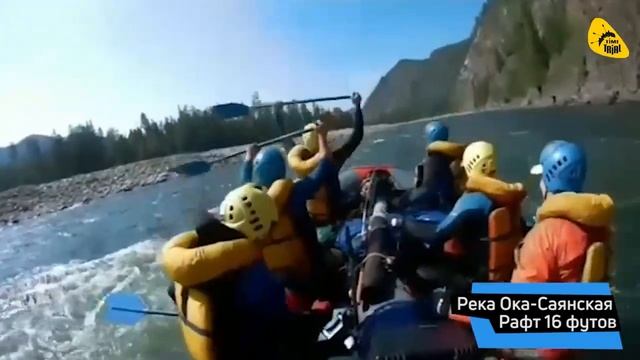#Сплав на надувных рафтах TimeTrial по реке Ока-Саянская смотреть онлайн