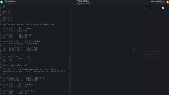 JavaScript interview with a Microsoft engineer: Subarray sum equals K смотреть онлайн