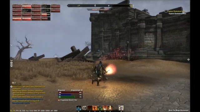 Elder Scrolls Online BETA - Simple Cyrodiil PvP Montage - Orc Dragonknight смотреть онлайн