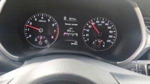 KIA RIO-X 2021г.1.6 АКПП Расход бензина по трассе!
