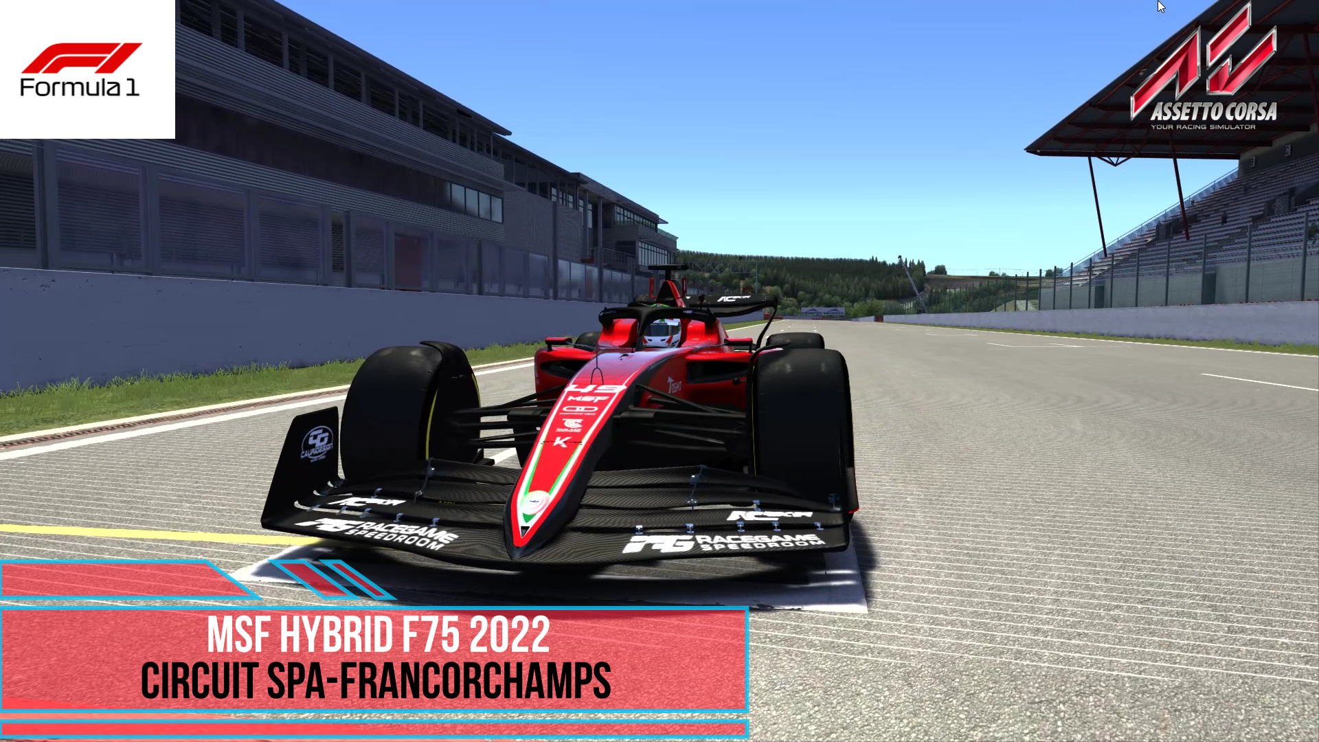 MSF Hybrid 75 2022 - Circuit of Spa-Francorchamps | Assetto Corsa. смотреть онлайн