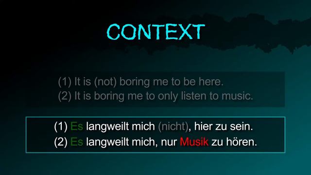 to bore [langweilen] － "Do I bore you?" in German! － German to Die from! смотреть онлайн