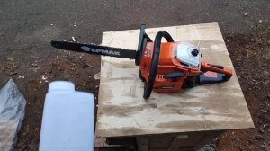 Бензопила Ермак.  Собираем, заводим, обкатываем