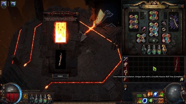 3.21 Ever-Extending Evolution - Unique Item with a Crucible Passive Skill Tree смотреть онлайн