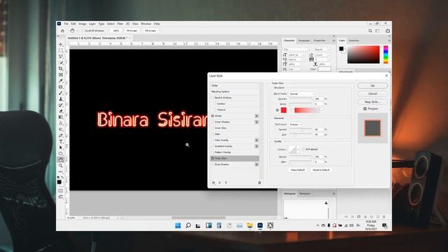 NEON Sign - Photoshop tutorial - ?Free fonts? смотреть онлайн