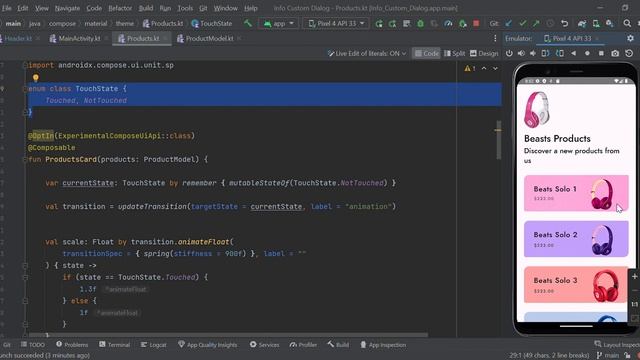 Compose Shopping Cart Category List UI 2022 смотреть онлайн