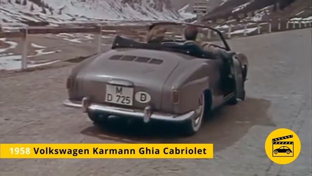 Classic Cars In Movies - Volkswagen Karmann Ghia