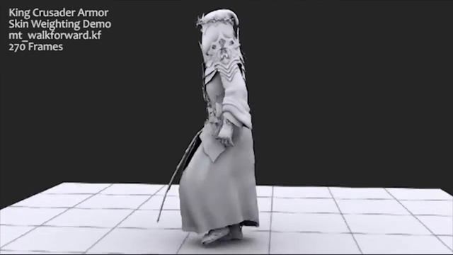 King Crusader Skin Weighting Demo смотреть онлайн