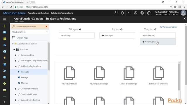Azure Functions - Best Practices : Adding Multiple Messages to a Queue | packtpub.com смотреть онлайн