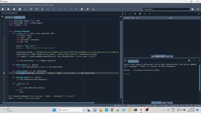 Connect Python with SQL Server using SQLAlchemy смотреть онлайн
