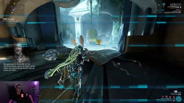 Warframe Angels of the Zariman Full Quest Playthrough! No Commentary! смотреть онлайн