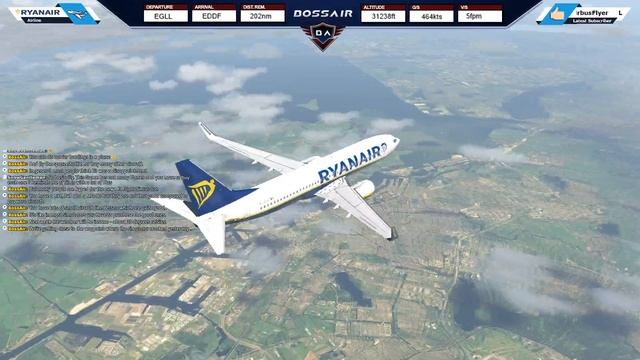 X-Plane 11 | London (EGLL) - Frankfurt (EDDF) | ZIBO Mod 737-800 | Best Freeware Aircraft смотреть онлайн