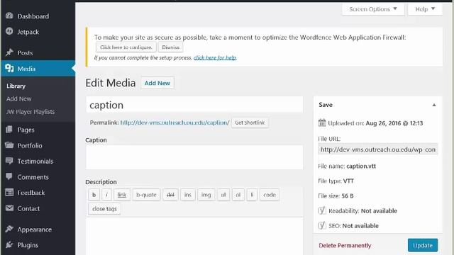 Adding Closed Captioning to an embedded video using JW Player in WordPress смотреть онлайн