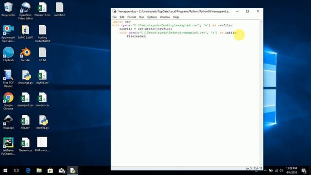 Python Tutorial | How to Add, Append, Copy and Remove CSV file in python programming ! смотреть онлайн