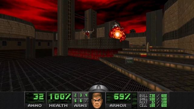 Doom II: Valiant - MAP13: The Netweaver (Ultra-Violence 100%) смотреть онлайн