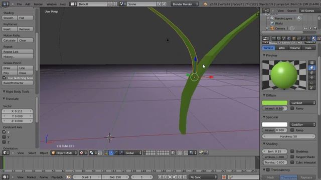 Beginning Blender Tutorial - Powerful Fractal Plant Structures смотреть онлайн