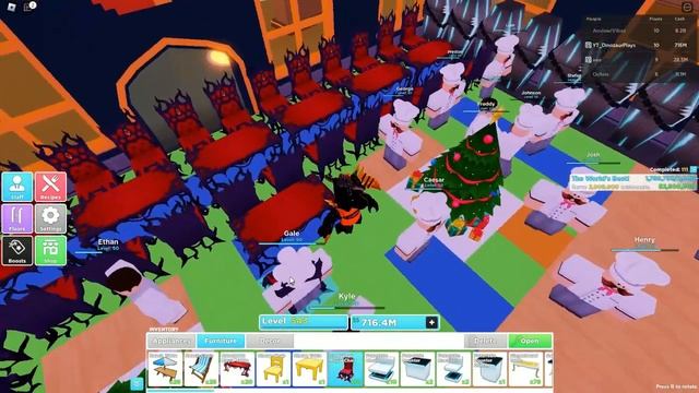NEW BEST SMALL RESTAURANT LAYOUT in Roblox My Restaurant смотреть онлайн