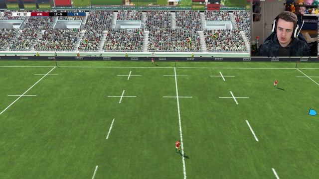 Rugby 22 - BEST TRY EVER? Italy Vs Wales Six Nations Challenge (Rugby 22 PS5 Gameplay)