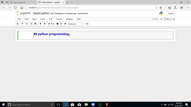 python jupyter notebook coding and markdown explanation смотреть онлайн