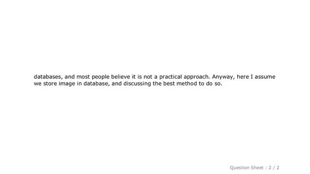 MySQL : Storing image in database directly or as base64 data? смотреть онлайн