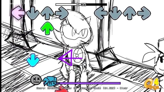 [FridayNightFunkin'] The Fighters - Rough Sketch mod (DOWNLOAD) смотреть онлайн