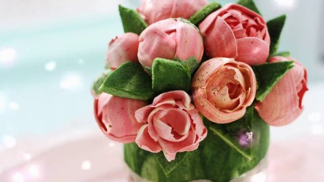 Варианты дизайна торта - рулета. Ананас, Арбуз, Кактус и Букет Пионов. Swiss roll cake's смотреть онлайн