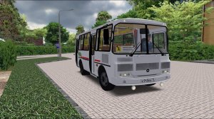 OMSI 2 | Мичурино | Маршрут № 1 Катаемся на одном из первых паз 32054 рестайлинг в игре!