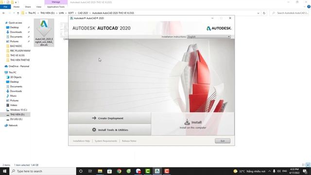 Setup Cad 2020 & 2018 từ A đến Á смотреть онлайн