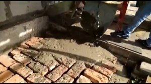 Создание и Заливка порогов у Дома Ч.1