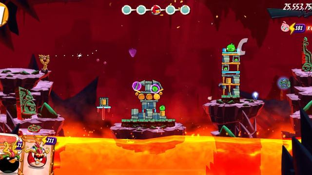 Angry Birds 2 The Dragon Bird Comes 2024. February Level 5 смотреть онлайн