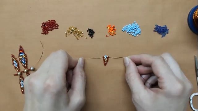 Самоучитель по бисероплетению. Часть первая (база). Изделие № 4 "Бабочка" (часть 3) смотреть онлайн