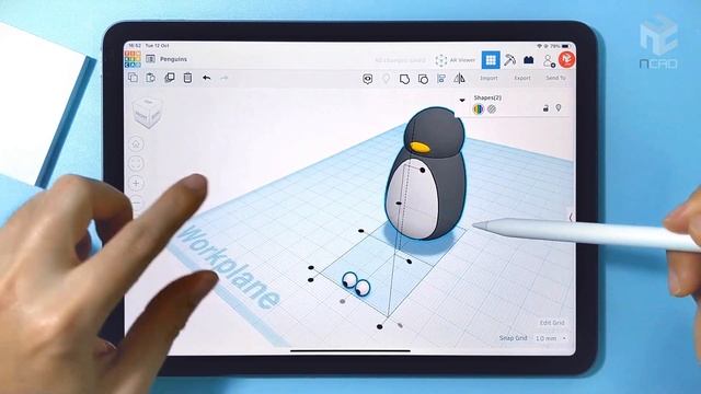 Modeling Penguins ??? On IPad | Tinkercad