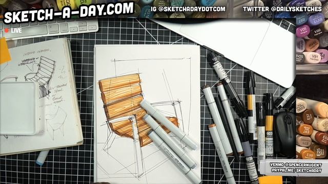 Sketchbook Tour: Re-Drawing a chair from 2006 смотреть онлайн