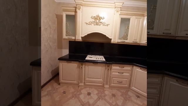 с.Калиновске Кухонный гарнитур Венеция 3х390м угловой сборка установка вырез варочный панели смотреть онлайн