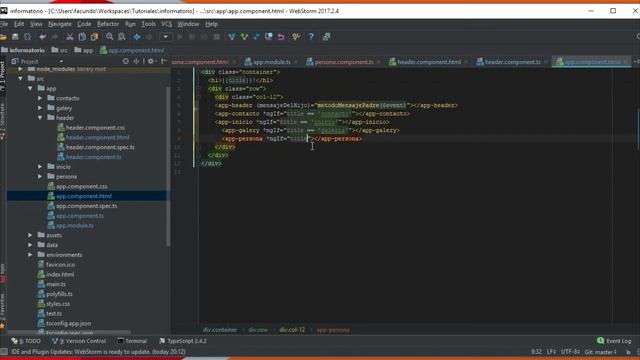 06 angular 4 parte 1/2 Consumiendo datos de un archivo JSON y mostrándolos смотреть онлайн